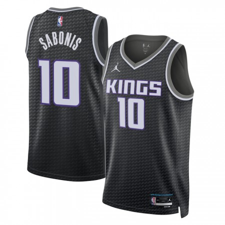 Dres Sacramento Kings Domantas Sabonis 10 Jordan 2022-23 Statement Edition Crno Swingman
